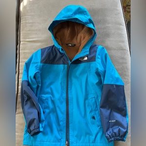 The north face kids warm storm rain jacket